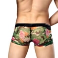 thumbnail image 4 of Calzoncillos de malla para hombre CALIENTE Calzoncillos de flores rosas Ropa interior Pantalones cortos Troncos Yinane Ropa interior para hombre, 4 of 7