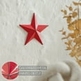 thumbnail image 5 of VHC Brands Patriotic Metal Star Speckled Distressed 4x4, Independence Day Decor, Decorative Wall Hanging, Rustic Farmhouse Decorations, Barn Red, Black, 5 of 5