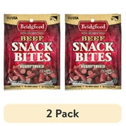 (2 pack) Bridgford Beef Snack Bites Hickory Smoked, 4.0 oz