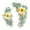 Yellow, variant on Artificial Wedding Arch Flowers Set of 2 - Burnt Orange Fall Floral Swags for Ceremony Decorations, Welcome Sign Backdrops, Rustic Wedding Reception Decor