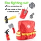 thumbnail image 2 of Vogacara 1 Juego de juguetes de bombero para el hogar, equipo de bomberos divertido y creativo exquisito, accesorios de juego de rol para fiesta Juegos de imaginación, 2 of 6