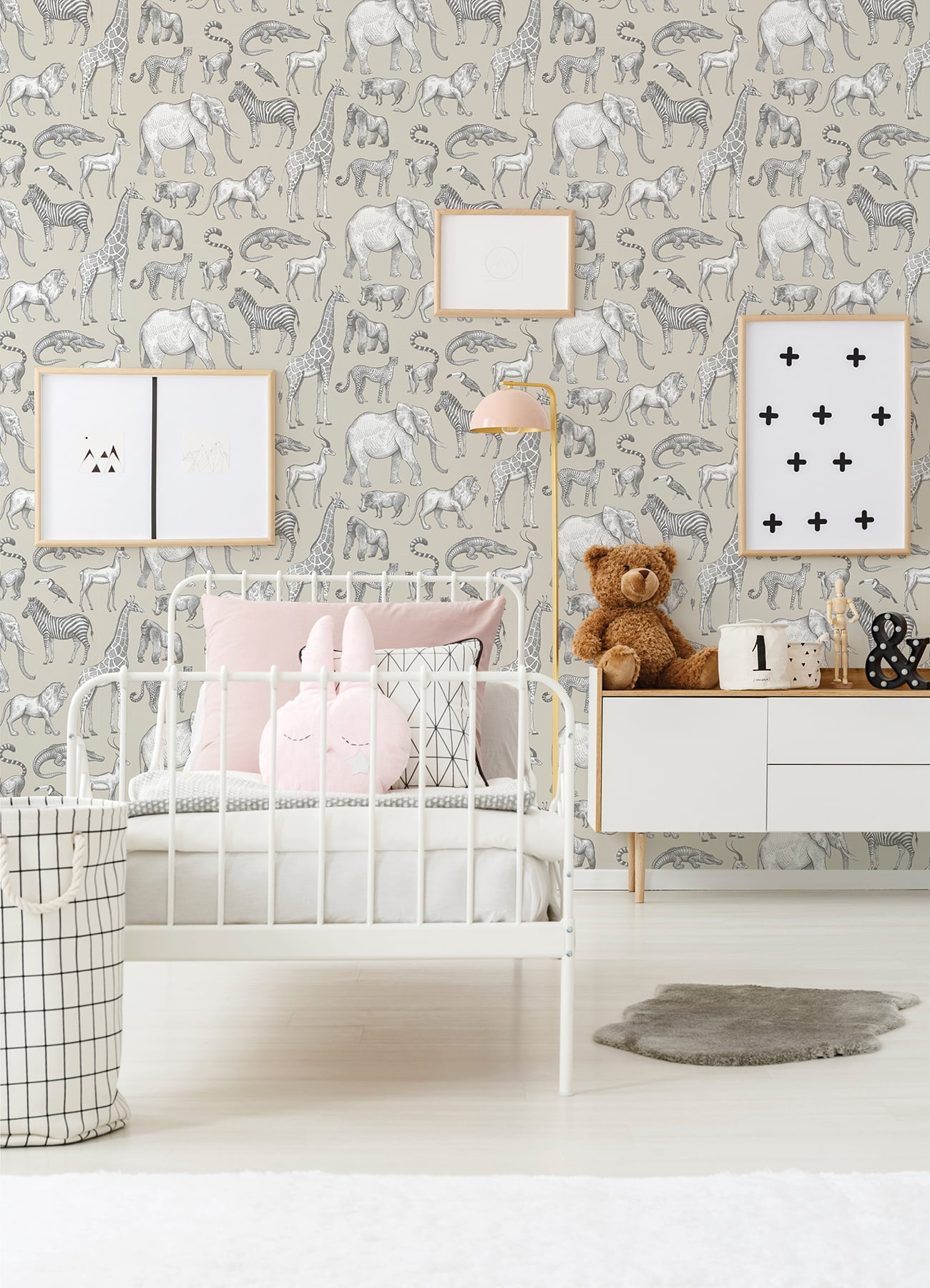 Chesapeake Inez Mustard Geometric Wallpaper, 20.9-in by 33-ft