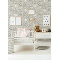 thumbnail image 3 of Chesapeake Inez Mustard Geometric Wallpaper, 20.9-in by 33-ft, 3 of 3