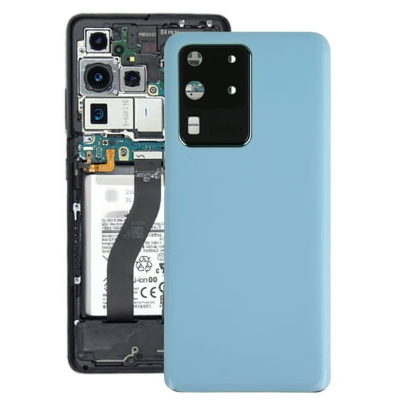 Cellphone Repair Parts For Samsung Galaxy S20 Ultra Battery Back Cover with Camera Lens Cover