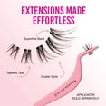 thumbnail image 4 of Salon Perfect DIY Lash Extensions Clusters 180pc Mega Pack, 4 of 7