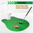 Toilet Golf Game Set Practice Mini Golf Great Toilet Time Funny Gag