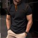 thumbnail image 1 of pstuiky camisetas de hombre, Camiseta deportiva de manga corta con cuello redondo y solapa para hombre con bolsillos camisas casuales para hombre s, 1 of 6