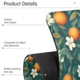 thumbnail image 4 of Yayeee Faucet Mat for Kitchen Sink 14.7" Diatomite Long Splash Guard Pad, Floral Orange Pattern, 4 of 7