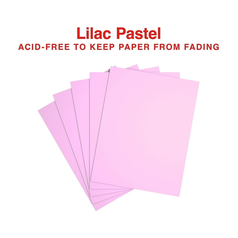 Staples Pastel Lilac Colored Copy Paper, 8.5