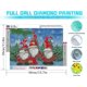 thumbnail image 3 of Otros kits de pintura de diamantes navideños para decoración de paredes para adultos: kits de arte de diamantes 5D para adultos y niños principiantes, pintura de puntos de diam, 3 of 5