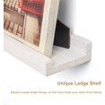 thumbnail image 6 of Sfugno Floating Ledge Shelves Rustic Wood Wall Shelf Set of 3 for Storage and Display 16.9 inch Vintage,White, 6 of 6