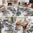 thumbnail image 5 of Chinese Ink Painting Area Rugs 8'x10', Washable Small Throw Rugs for Living Room Patio, Mountain Cloud Modern Art Indoor Outdoor Rug Non-Slip Low Pile Carpet Runner Reversible Floor Mats, 5 of 8