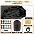 thumbnail image 7 of Center Console Boat Cover, Waterproof PU Heavy Duty Trailerable Cover for Center Console Boat, Marine Grade Oxford UV Resistant Polyester Canvas with Tie Down Straps & Storage Bag, 7 of 7