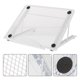 thumbnail image 3 of 1pc metal plegable portátil rack ajustable computadora soporte portátil tableta (blanco), 3 of 5