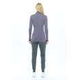 thumbnail image 5 of ACTIVE UNIFORMS Women's Long Sleeve Turtle-Neck T-Shirt Under Scrub (Charcoal, X-Small), 5 of 5