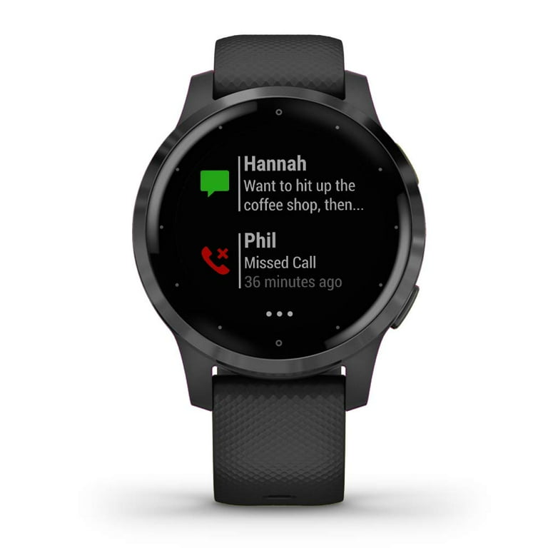Garmin vívoactive 4S Smartwatch GPS Fitness Music, Slate Steel Bezel, Black Case - Walmart.com Garmin vívoactive 4S Smartwatch GPS Fitness Music, Slate Steel Bezel, Black Case - Walmart.com