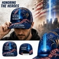 thumbnail image 6 of 9/11 Hat We Will Never Forget Patriotic 25th Anniversary Hat Remember 911 Memorial Baseball Cap for Women Men, 6 of 6
