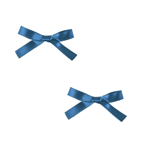 2.5 Inch Small Satin Hair Bows - Set of 2