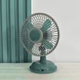 thumbnail image 3 of CIYISON 2-Speed Oscillating Table Fan 5.7'' Vintaged USB/AA Battery Power Desk Fan Cooling Fan, 3 of 14