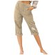 thumbnail image 1 of WILLBEST Pantalones Casuales para Mujer, Estilo Corto, con Cintura Elástica, Cómodos para La Playa. Grande, 1 of 4