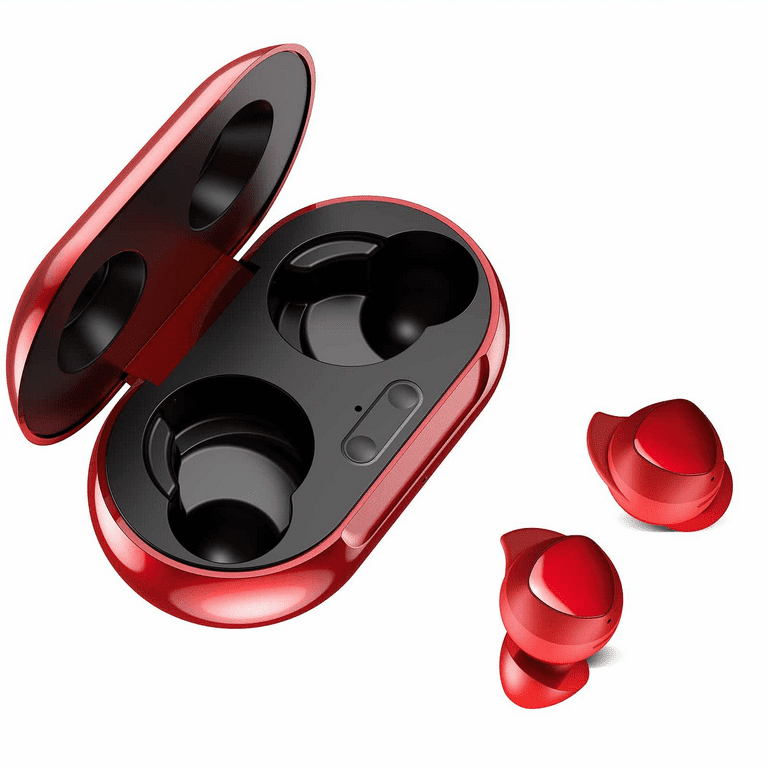 UrbanX Street Buds Plus True Bluetooth Wireless Earbuds For vivo V15 Pro With Active Noise Cancelling Charging Case Included Red Walmart