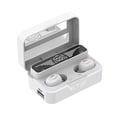 thumbnail image 2 of Bluetooth Earbuds 5.2 Wireless Mirror Display Charging Case, Clear Call, Sweatproof, Touch Control, 30mAh Battery for Sports Running, 2 of 6