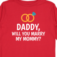 thumbnail image 4 of Inktastic Daddy Will You Marry My Mommy with Rings for Proposal Boys or Girls Long Sleeve Toddler T-Shirt, 4 of 5