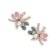 thumbnail image 2 of 1 par Moda Flower Ear Stud Temperamento Pendientes Mujeres Pendiente Oído Decoración, 2 of 6