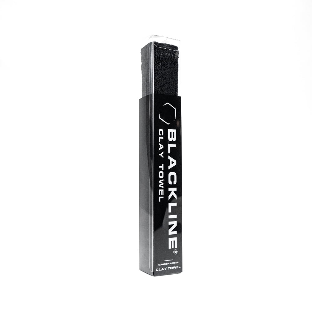 Blackline Clay Towel - Auto Detailing Clay Towel - Decontaminate Paint and Glass for Smoth Washing - 12" x 12"