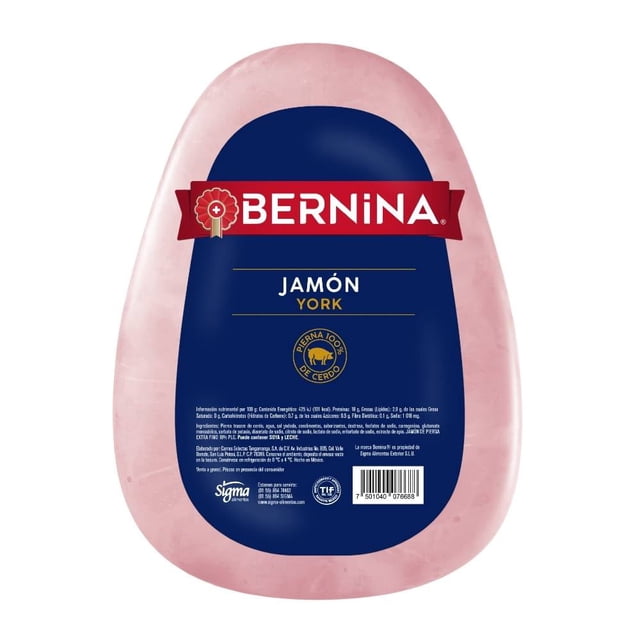 Jamón de pierna Bernina york por kilo