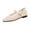 White, variant on Women's Summer Ballet Flats Breathable Flat Loafers Bow Knot Buckle Round Closed Toe Mesh Comfortable Shoes