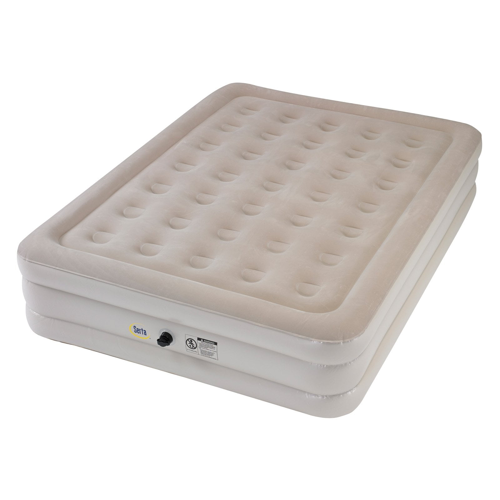 serta 16 raised queen air mattress