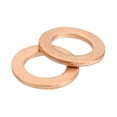 thumbnail image 1 of Arandela plana Uxcell M6, paquete de 25 arandelas de anillo de cobre de 10 mm de diámetro exterior, 1 of 6