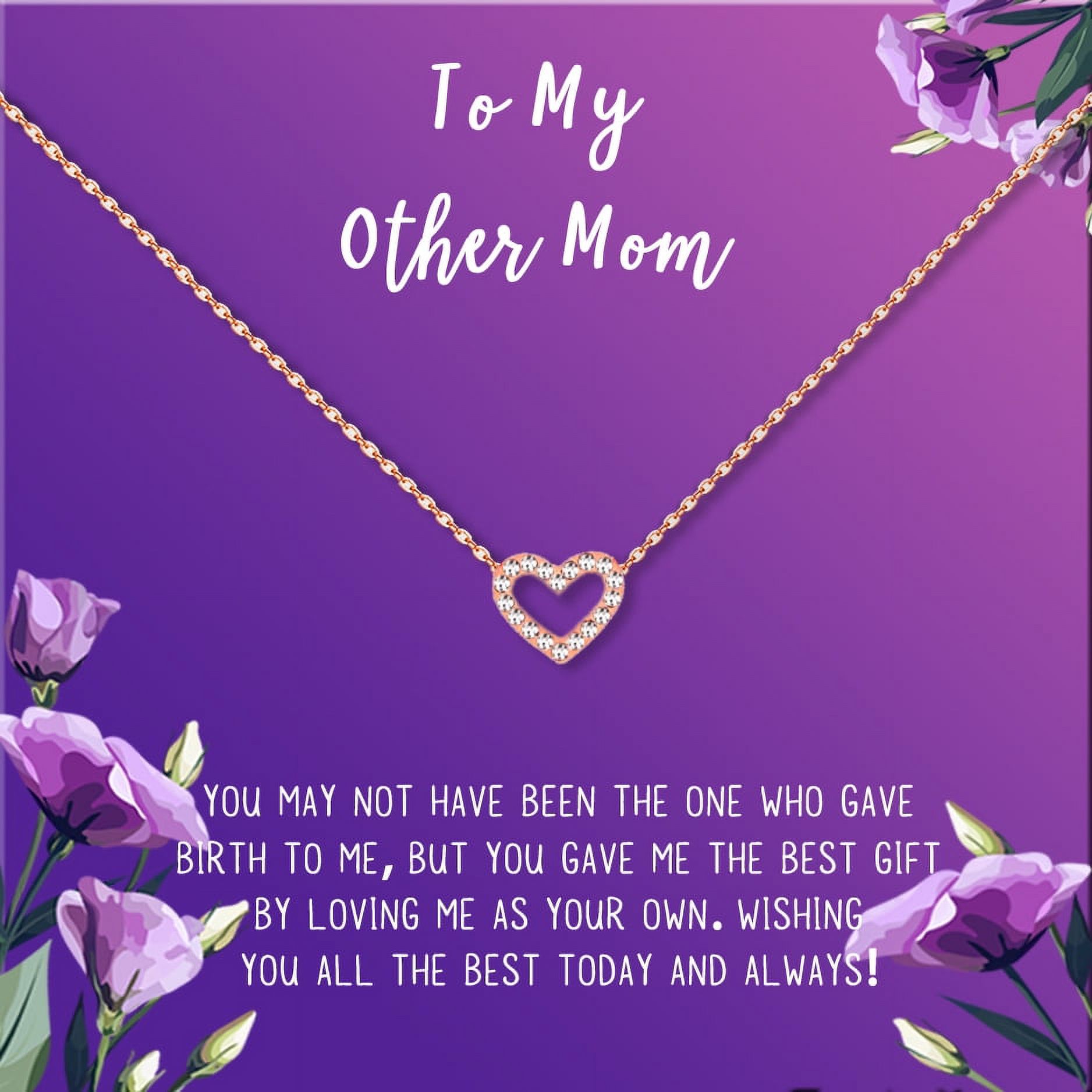 Anavia Rose Gold Heart Necklace, Stainless Steel, 18"