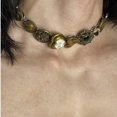 thumbnail image 6 of Fashionable Brass Clavicle Chain Necklace Neckchain for Autumn Winter Outfits, 6 of 10