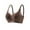 Brown, variant on T Shirt Bras For Women Gathering Lifting V Neck Sports Smooth Brassiere Basic Sleeping Bras