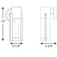 thumbnail image 2 of Z-1030 Collection 5" One-Light LED Metallic Gray Small Modern Wall Lantern, 2 of 2