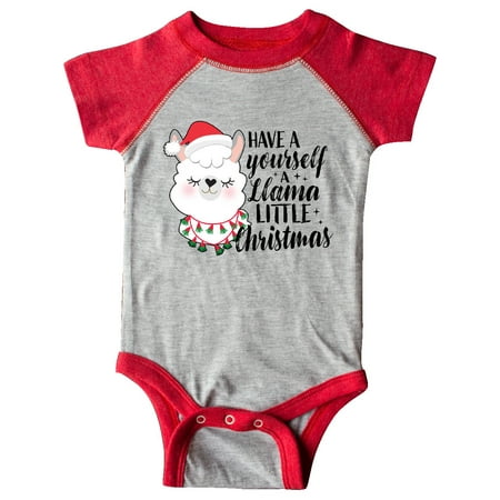 

Inktastic Have Yourself a Llama Little Christmas Gift Baby Boy or Baby Girl Bodysuit