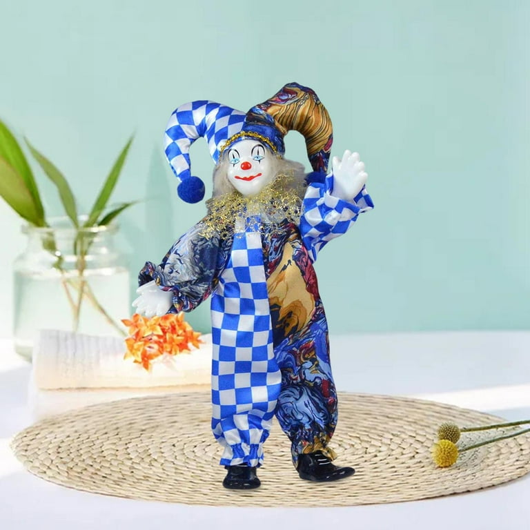 Porcelain clown dolls discount