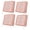 Pink, variant on Outdoor Patio Cushion Covers 2 Pack Burnt Orange Bohemia Patio Chair Cushion Covers with Ties and Zipper Tribal Vintage Boho Waterproof Outdoor Seat Cushion Covers for Patio Furniture 20"x18"