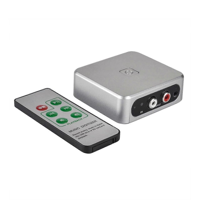 Music Digitizer Sound Capture Recorder Box Support USB Drive Memory Card Convert Old Analog Music To Mp3 With Remote