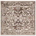 thumbnail image 2 of Rugs.com Hermitage Collection Rug – 3 Ft Square Chocolate Brown Medium Rug Perfect For Living Rooms, Kitchens, Entryways, 2 of 9