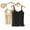 Black+Skin, variant on Women'S Tank Tops With Built-in Bra Comfortable and Breathable, Suitable for Both Outer and Inner Wear With thin Spaghetti Straps White L