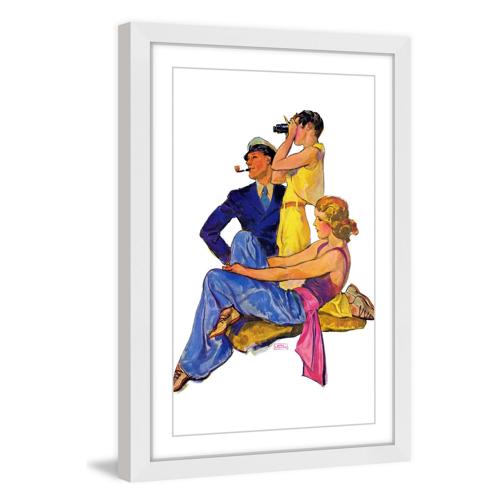 "The Good Life" Framed Painting Print