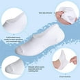 thumbnail image 3 of Toddler Little Boys Girls No Show Liner Cotton Socks Thin Multi Solid Color White Summer 10 Pack 2T-12Years, 3 of 5
