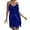Blue, variant on Bigersell Prom Dresses for Women Fashion Strap Crew Neck Sequin Sleeveless Solid Mini Dress Party Dress Plus Midi Dress Style 20931, Female Extra long Dresses Gold One Size