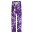 thumbnail image 4 of Spider Web Spider Purple Women's Pajamas Pajama Pants Women's Sleepwear Lounge Sleep Bottoms Stretch with Pockets, 4 of 7