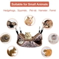 thumbnail image 3 of Zoowhale Double Layer Hammock Sleeping Bag Small Animal Pet Hamster Rat Ferret Guinea Pig Rabbit Plush Hanging Hammock Bunk Bed Play Spaces Supplies, 3 of 6