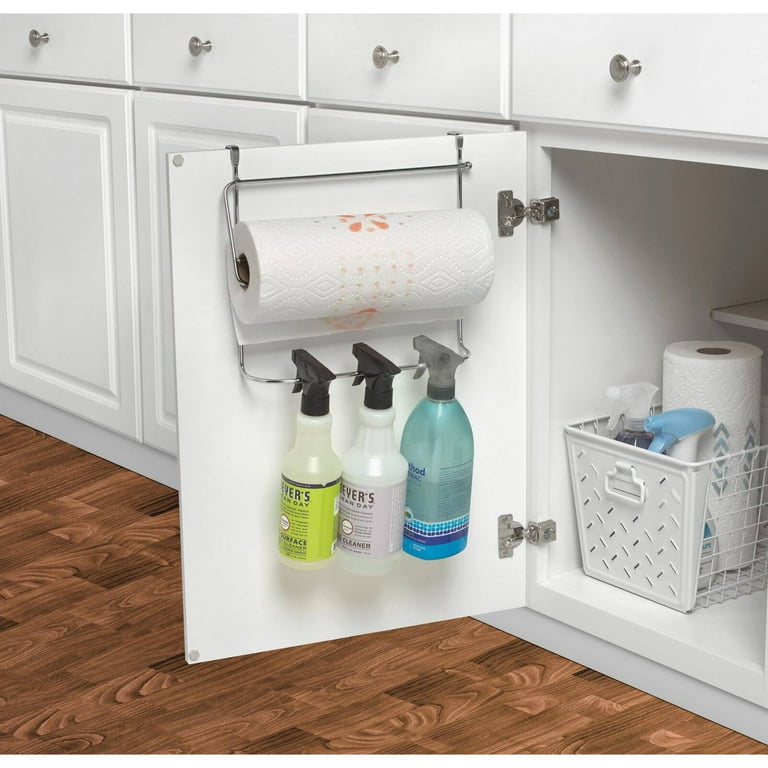 Spectrum Diversified Designs Duo Over the Cabinet Towel Bar and Bottle  Organizer 