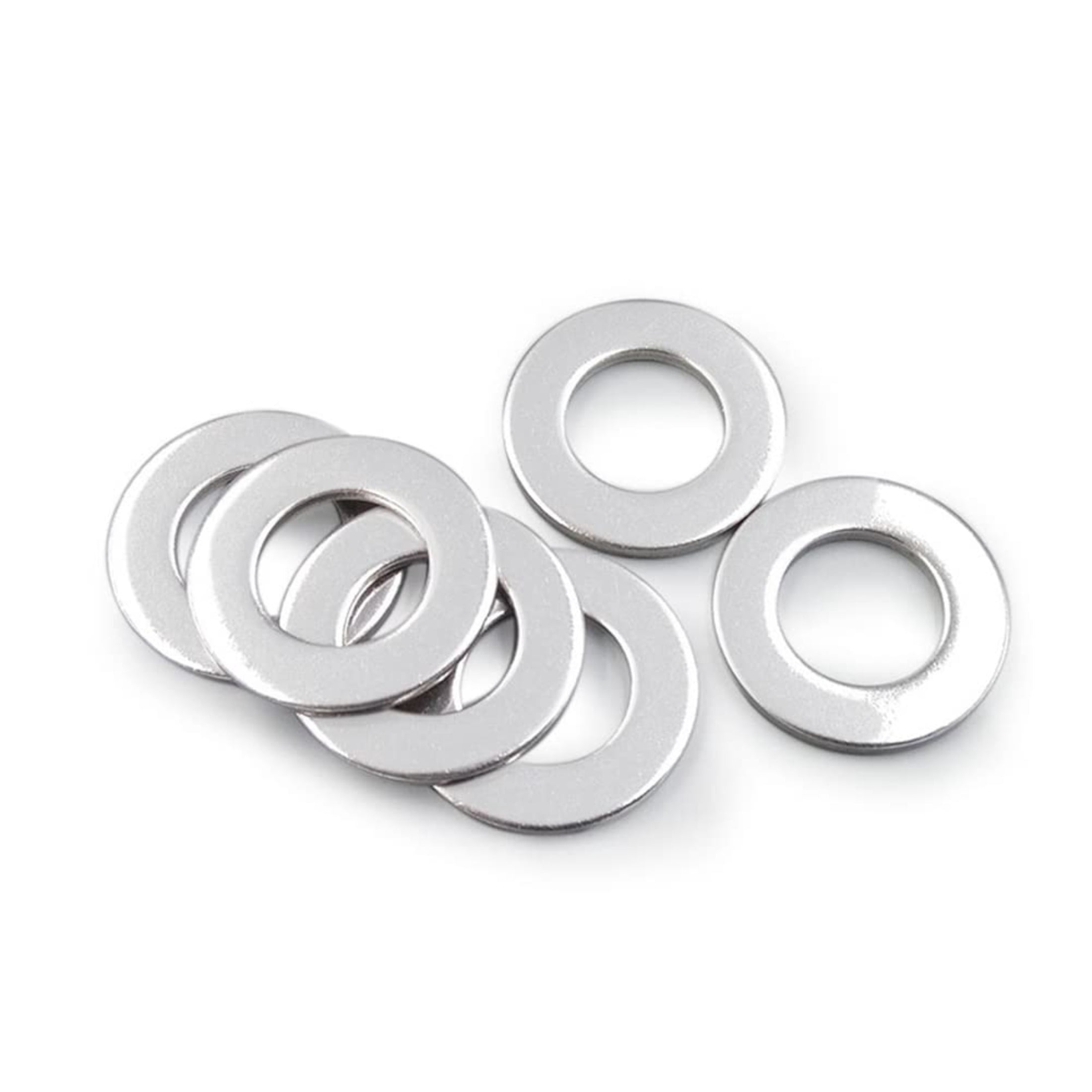 Galvanized Flat Washers for Bolt Screw Mounting Metal Washers 3x8x1mm (500g).
